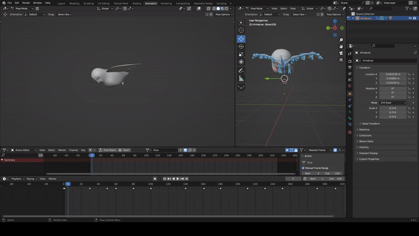Owl Animations - Dive